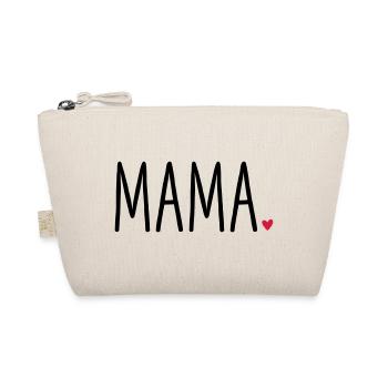 Cœur de maman - Cadeau Amour enfant fête des mères - Trousse biologique - nature - Devant