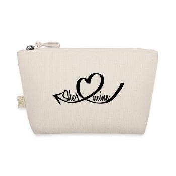 She's mine Heart - Bio-Täschchen - Natur - Vorne