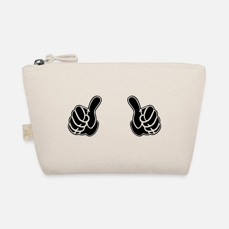 pair of pointing hands Organic Pouch