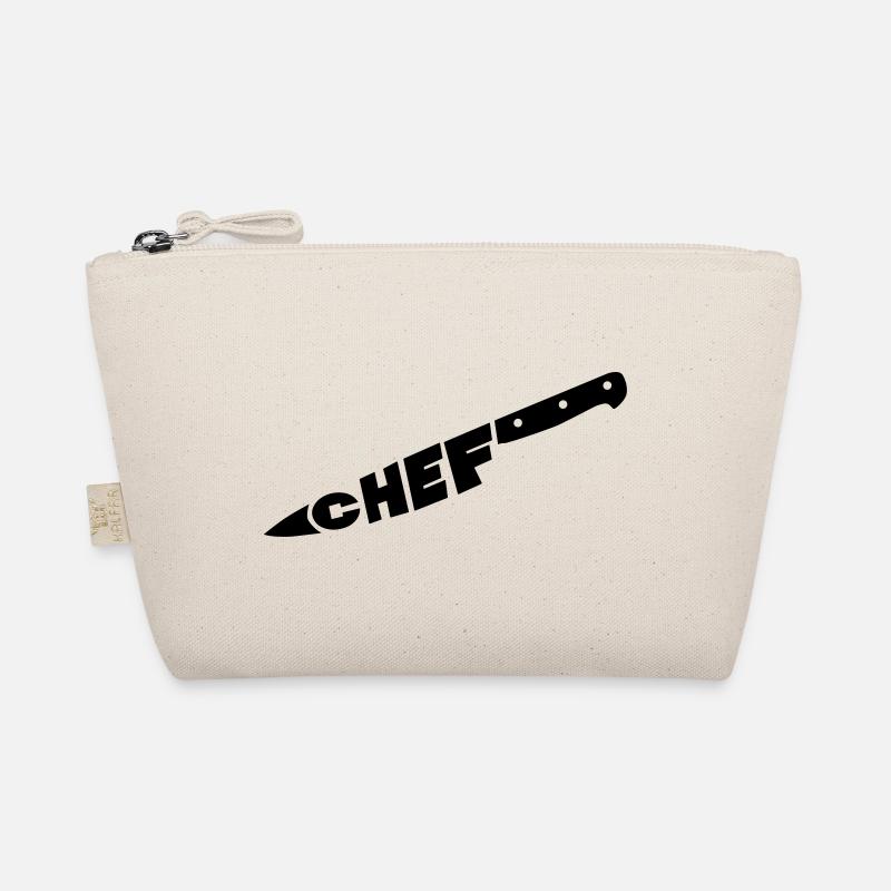 chef couteau - Bio-Täschchen - Natur