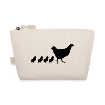 Poule avec sweet 4 poussins Mama - Trousse biologique - nature - Devant