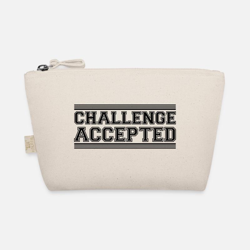 Challenge Accepted Design - Bio-Täschchen - Natur