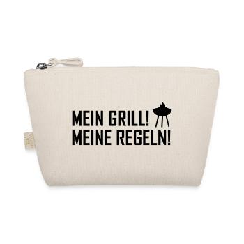 mein grill meine regeln - Bio-Täschchen - Natur - Vorne