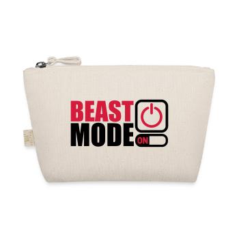 Beast Mode On Power An - Organic Pouch - nature - Front