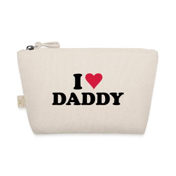 i love daddy - Organic Pouch - nature - Front