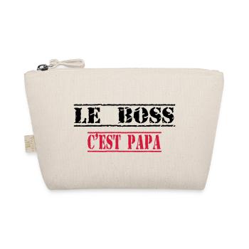 Le boss c'est papa - Bio-Täschchen - Natur - Vorne