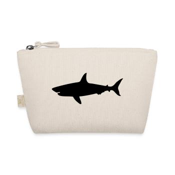 drawing shark shark scuba diving - Organic Pouch - nature - Front