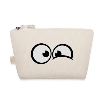 Yeux bandes dessinées anxieux - Trousse biologique - nature - Devant