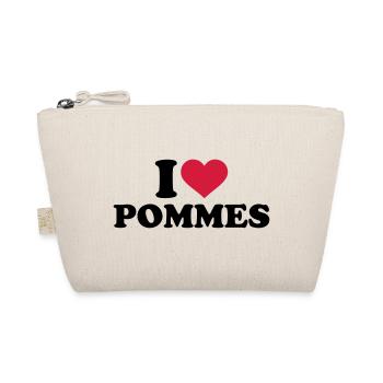 Pommes - Bio-Täschchen - Natur - Vorne