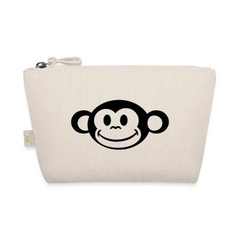 Peu drôle doux singe mignon - Trousse biologique - nature - Devant