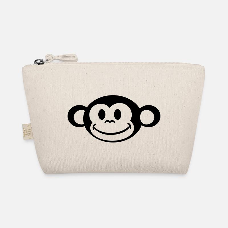 Peu drôle doux singe mignon Trousse biologique