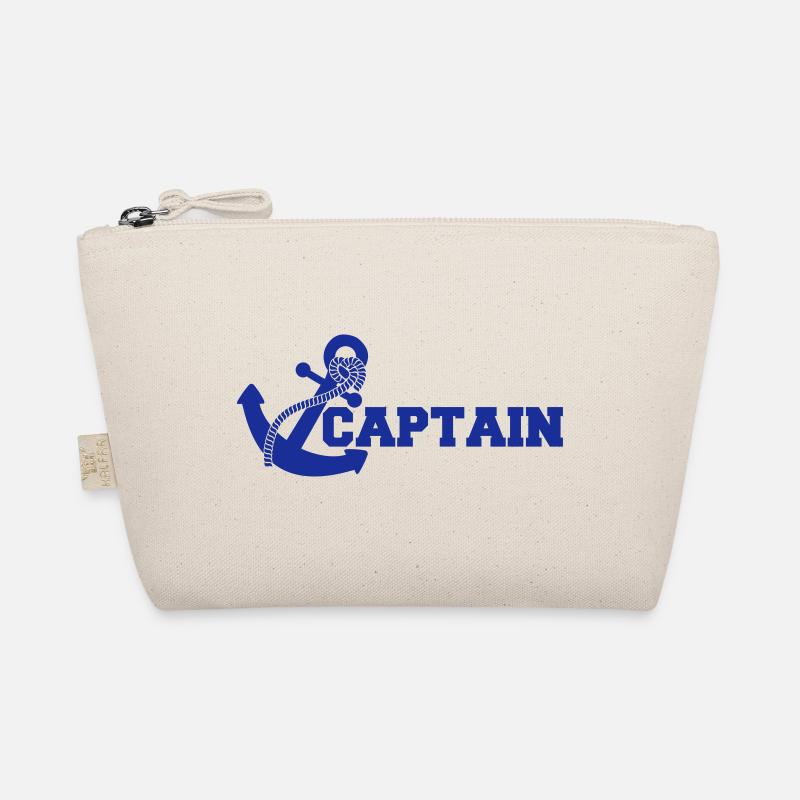 Captain Anchor Logo Design Organic Pouch
