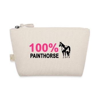 100% Painthorse - Bio-Täschchen - Natur - Vorne