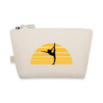 Yoga sunset sun - Organic Pouch - nature - Front