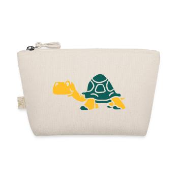 Vieille tortue de petit dessin animé - Trousse biologique - nature - Devant