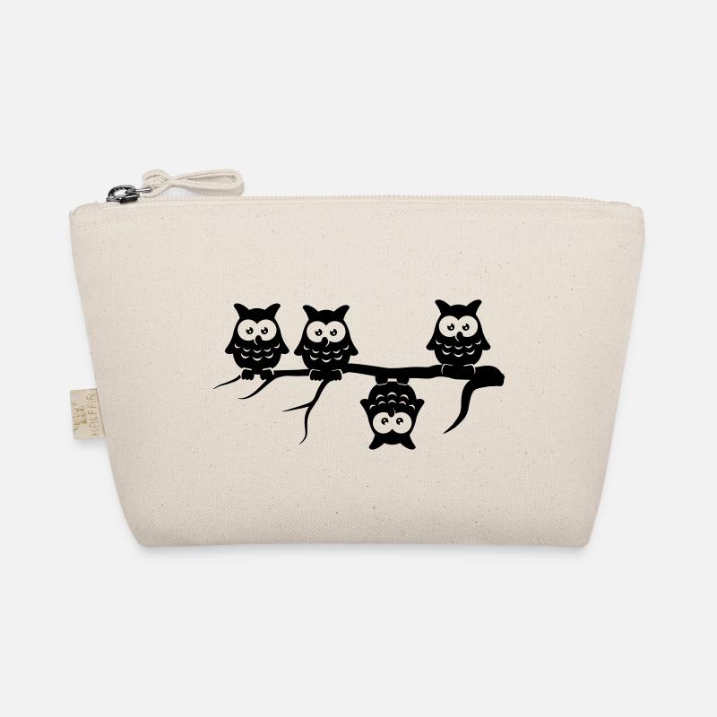 Be Different 4 Eulen Anderst verschieden Bio-Täschchen