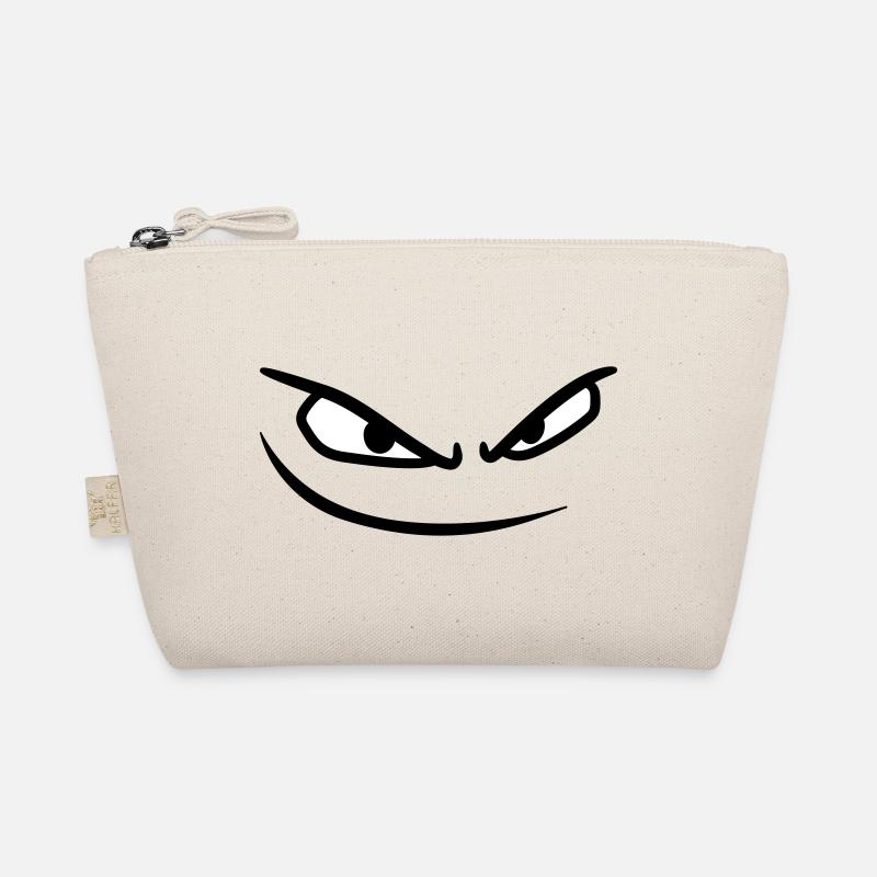 mouth face eyes eyes dangerous comic comic Organic Pouch