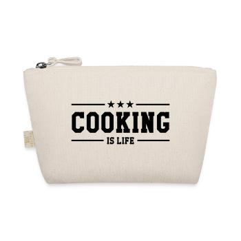 Cooking is life - Organic Pouch - nature - Front