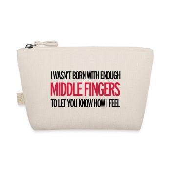 Middle Fingers - Trousse biologique - nature - Devant