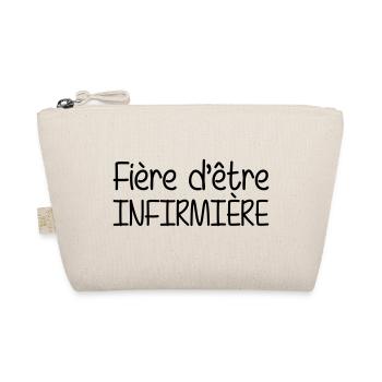 Fière d'être Infirmière - Trousse biologique - nature - Devant
