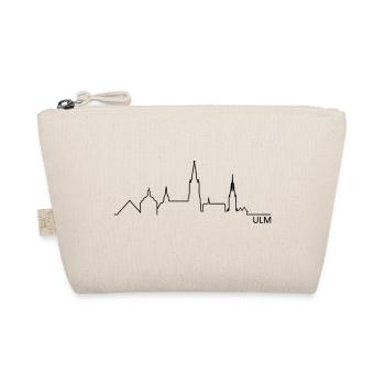 Skyline Ulm Silhouette - Bio-Täschchen - Natur - Vorne