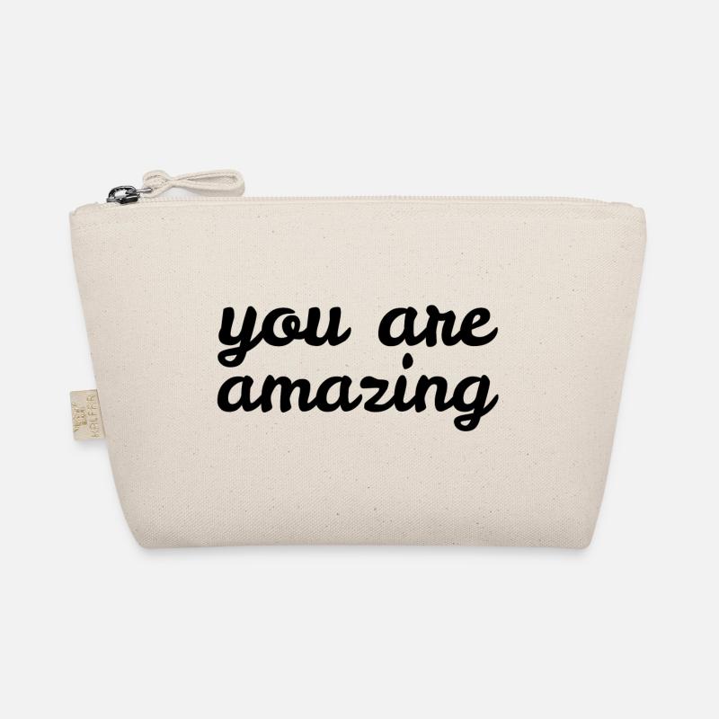 you are amazing - Bio-Täschchen - Natur