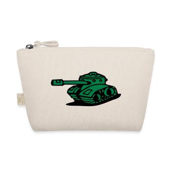 armored tank army military battle tank - Organic Pouch - nature - Front