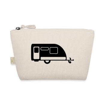 Camper Trailer Symbol Logo - Organic Pouch - nature - Front