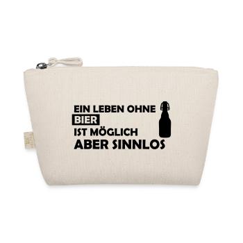 ein leben ohne bier - Bio-Täschchen - Natur - Vorne