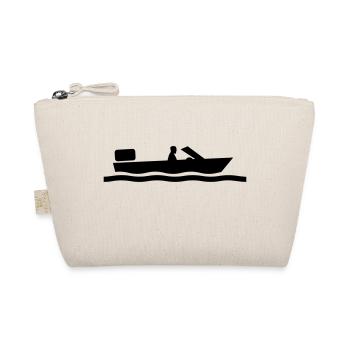 Motorboat Kaptiän - Organic Pouch - nature - Front