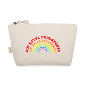 Ich kotze Regenbögen Bürosprüche Geschenk Kollegin - Bio-Täschchen - Natur - Vorne