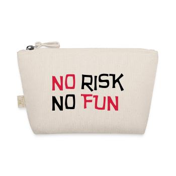 No Risk No Fun / Quote / Funny / Humor / Citation - Organic Pouch - nature - Front
