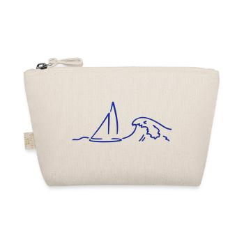 sailing - Segelboot & Meer, any colours - Bio-Täschchen - Natur - Vorne