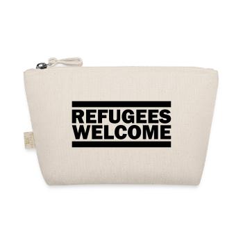 refugees welcome - Organic Pouch - nature - Front