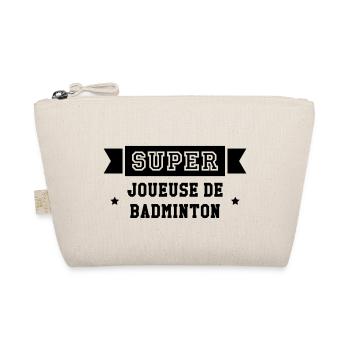 Badminton / Badiste / Tennis / Raquette / Sport - Trousse biologique - nature - Devant