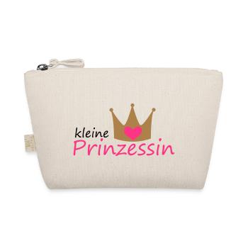 kleine Prinzessin Krönchen Krone - Bio-Täschchen - Natur - Vorne