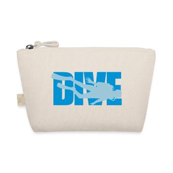 texte plongée logo sport plongeur fun club sous - Trousse biologique - nature - Devant
