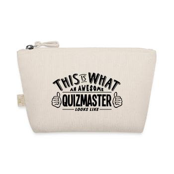 awesome quizmaster looks like pro design - Organic Pouch - nature - Front