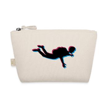 3d silhouette parachutiste crash mouche f - Trousse biologique - nature - Devant
