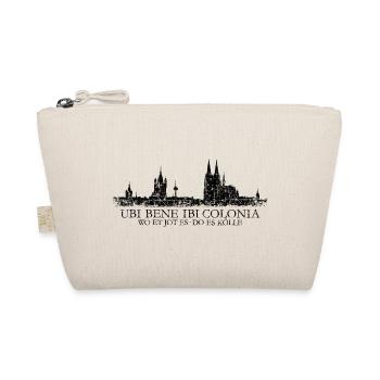 UBI BENE IBI COLONIA Kölner Skyline von Köln - Bio-Täschchen - Natur - Vorne
