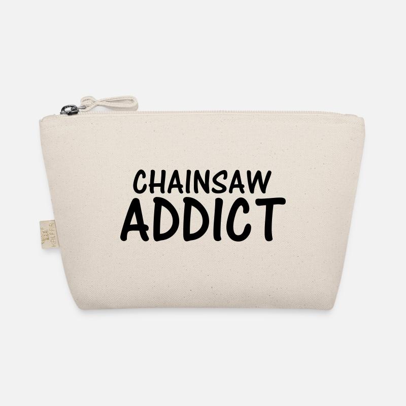 chainsaw addict Organic Pouch