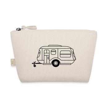 camping caravans on the way travel urlau - Organic Pouch - nature - Front