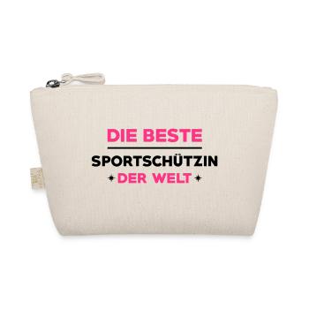Sportschießen Schützen Sportschütze Sportschützin - Bio-Täschchen - Natur - Vorne