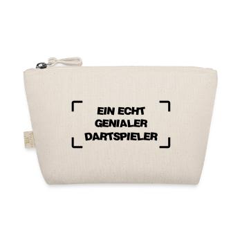 Darts Dartspieler Dartspielerin Dartsport Dart - Bio-Täschchen - Natur - Vorne