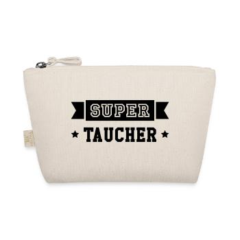 Taucher / Taucherin / Schwimmer / Schwimmen - Bio-Täschchen - Natur - Vorne