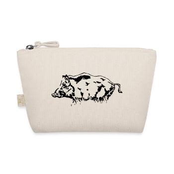 Wild Boar - Wildschwein - Bio-Täschchen - Natur - Vorne