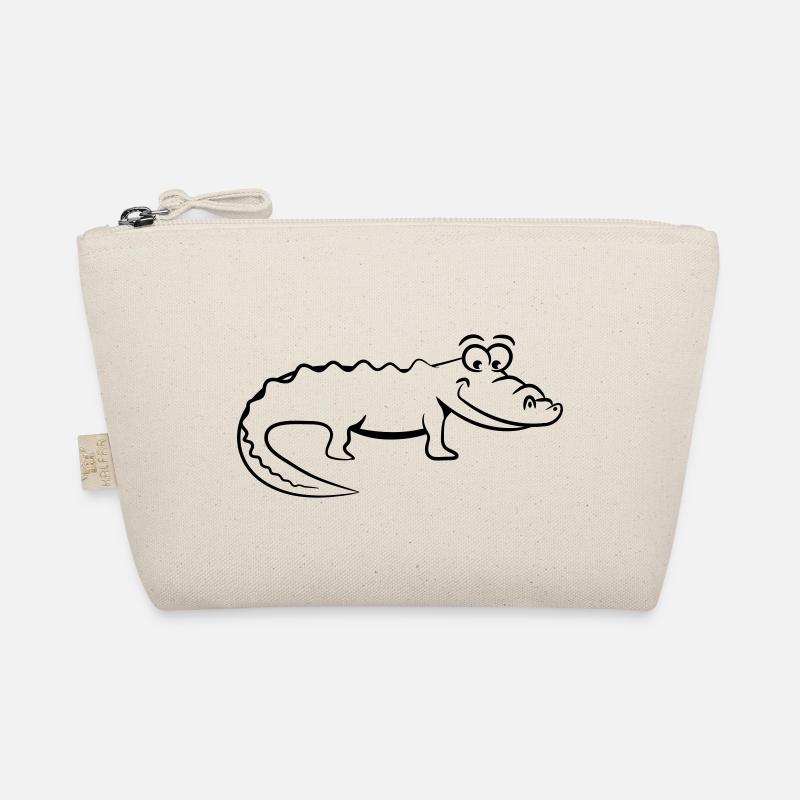 Krokodil süss lieb Bio-Täschchen