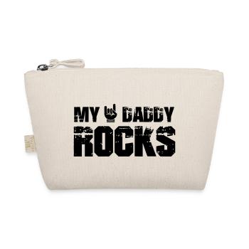 My Daddy Rocks - Organic Pouch - nature - Front