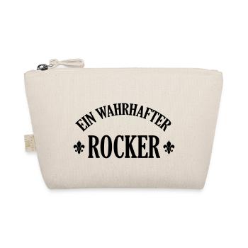 Rock Rocker Rockerin Rockmusiker Rock ’n’ Roll - Bio-Täschchen - Natur - Vorne