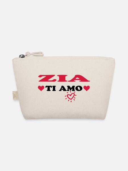 Zia ti amo - Organic Pouch - nature - Front
